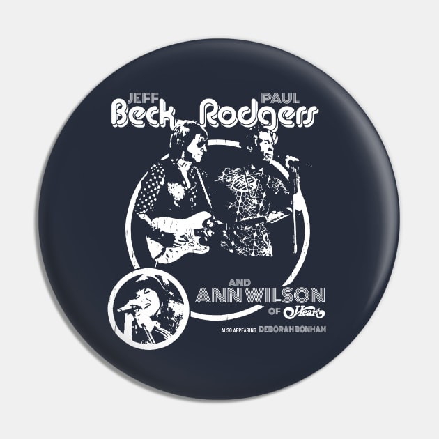 Jeff Beck Paul Rodgers - In Concert Pin by Chewbaccadoll