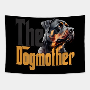 Rottweiler Dog Mom Dogmother Dogs Mommy Rottie Tapestry
