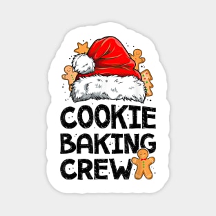 Cookie Baking Crew Christmas Santa Hat Gingerbread Magnet