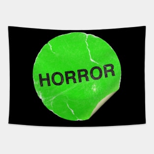 Horror VHS sticker Tapestry