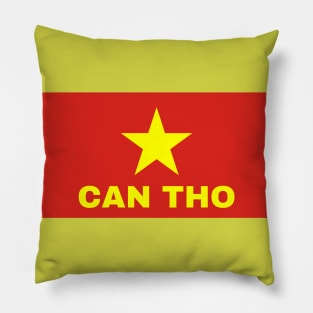 Can Tho City in Vietnamese Flag Pillow