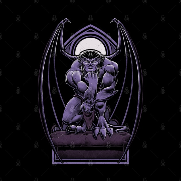 Gargoyle Animation Statue - Gothic 90s Animation by Studio Mootant