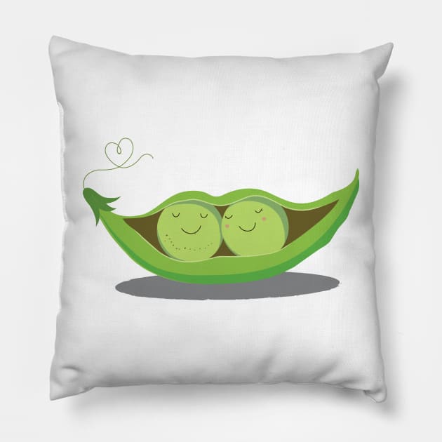 Love Peas Pillow by EaglePrimeDsign