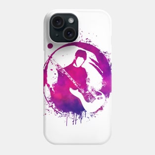 Purple guitarist #purple Phone Case