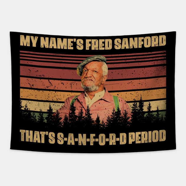 Vintage My Name's Fred Sanford Movie Tapestry by Cierra Bauch