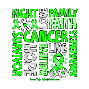 Neural Tube Defects Awareness - Fight love survivor ribbon T-Shirt