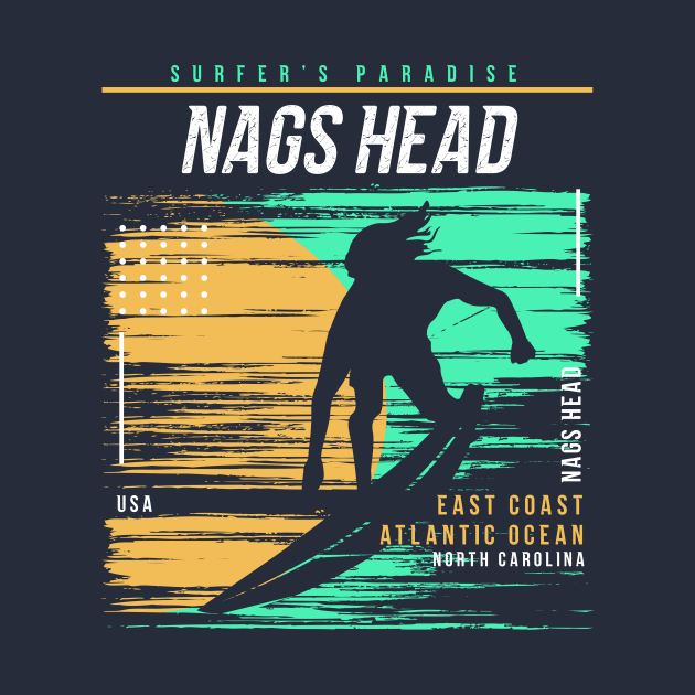 Retro Surfing Nags Head, North Carolina // Vintage Surfer Beach // Surfer's Paradise by Now Boarding