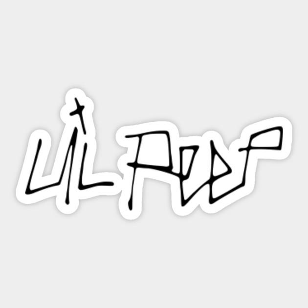 Lil Peep Logo Lil Peep Sticker Teepublic