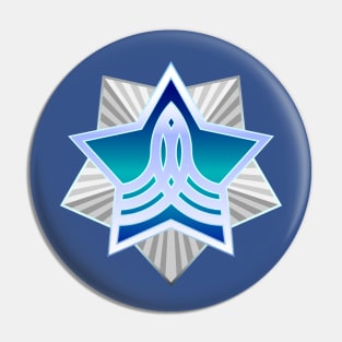 Sapphire Star Pin