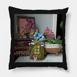 Fairy mixed media art photography Pillow