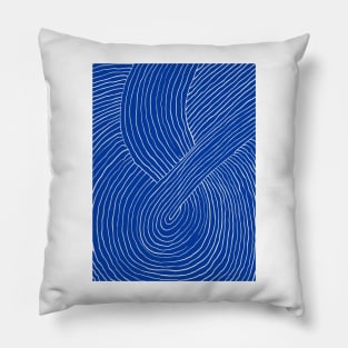Strokes: Chathams Blue Pillow