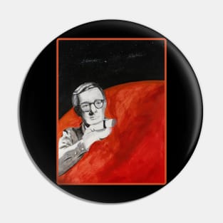 Ray Bradbury on Mars Pin