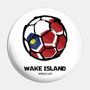 Wake Island Football Country Flag Pin