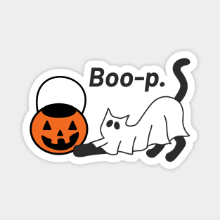 Boo-p Ghost Cat Magnet