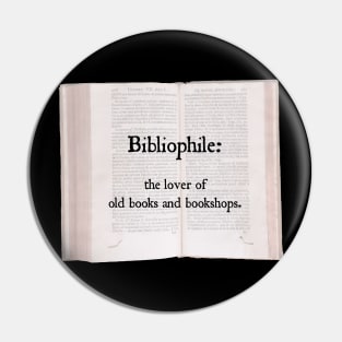 Bibliophile Pin