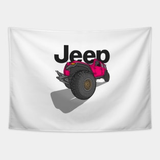 Jeep Design - Pink Tapestry