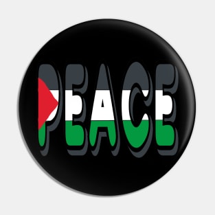 Peace Palestine Pin