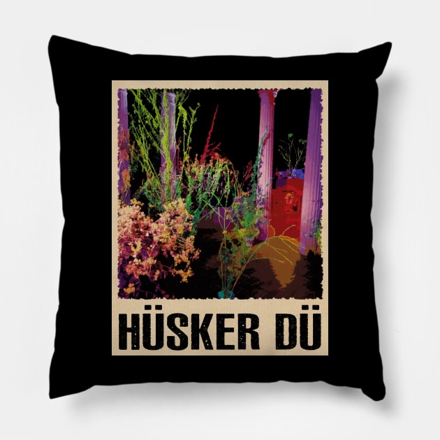 Flip Your Wig Husker Du's Rock Revolution Captured Pillow by Insect Exoskeleton