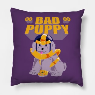 Bad Puppy in the infinity Pillow