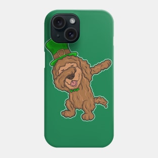 Irish Water Spaniel Dabbing Dog St Patricks Day Phone Case