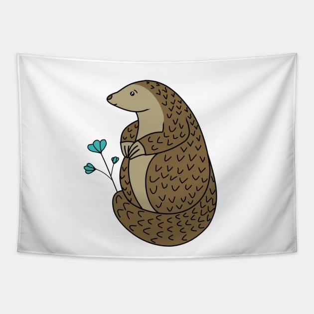 Pangolin Tapestry by Tarryn.caldwell@gmx.com