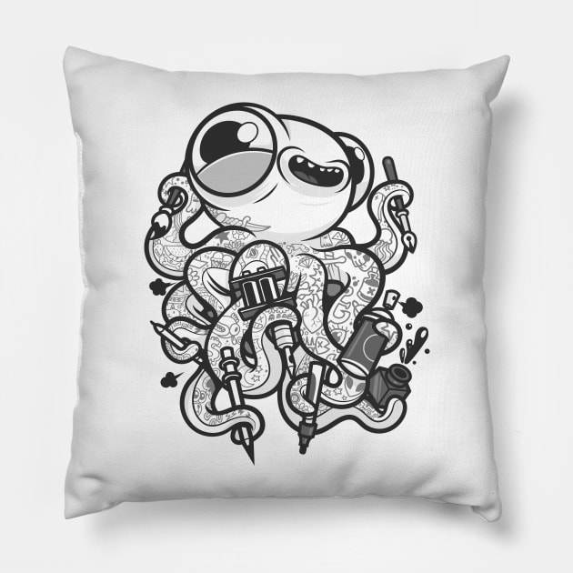 Inktopus Pillow by Kensuke