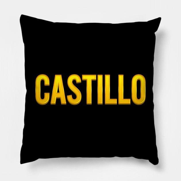 Castillo Family Name Pillow by xesed