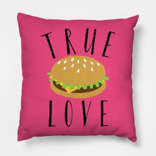 True Love Hamburger Pillow