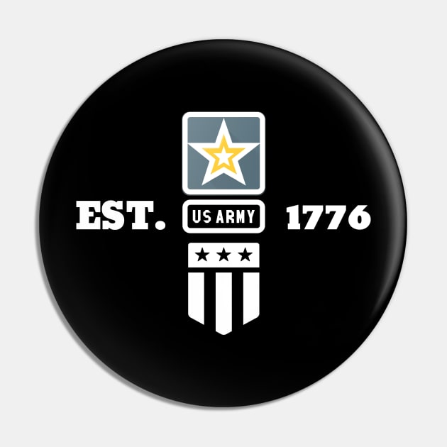 United State Army Star Est.1776 Pin by Parin Shop