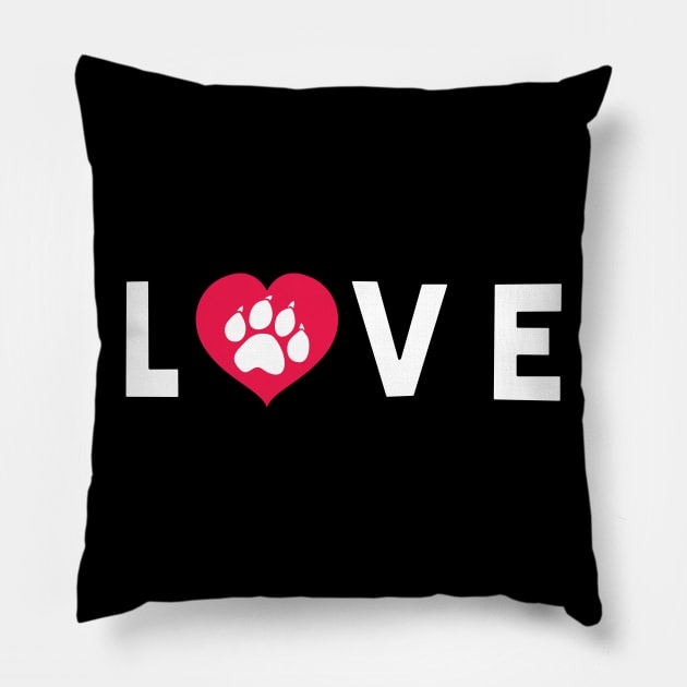 Love Dogs Pillow by SillyShirts