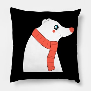 Christmas Polar Bear Pillow