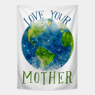 earth watercolor (love your mother) Tapestry