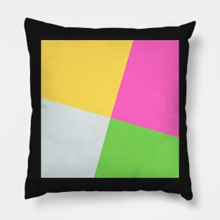 Bright Block Pattern Pillow