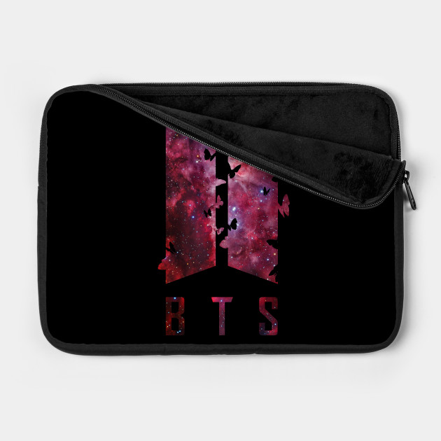 BTS - Wings logo with destructive butterfly (red galaxy ...