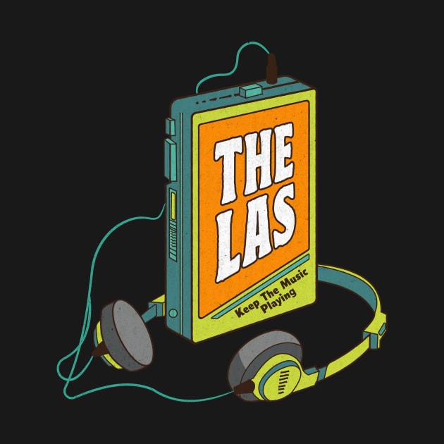 The Las / Retro Walkman Design / Retro Music Art by EliseOB