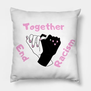 Together End Racism Pillow