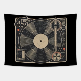 45 Record Adapter (Distressed) Tapestry