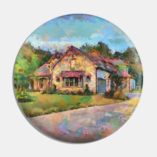 Bungalow House Pin