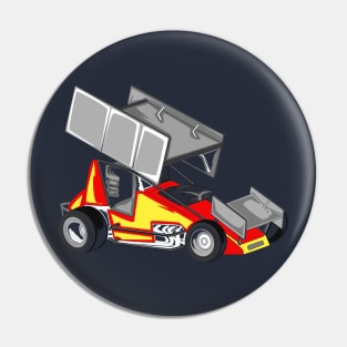 Sprint Car Racing Pin