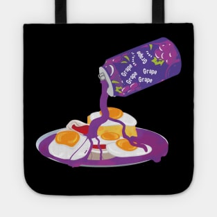 more Grape sauce on top Tote