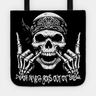 Skull n' Style: Bandana Bones Tote