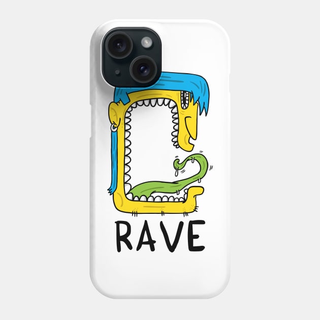 Rave Phone Case by adrianserghie