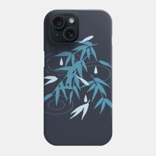 Water Drops From Bamboo Leaves Phone Case