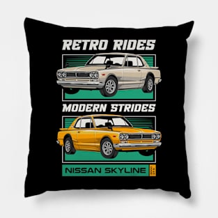 Iconic Skyline 2000 GTR Car Pillow