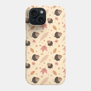 Cozy Autumn Fallen Leaves Pattern Phone Case