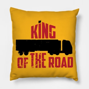 King of the road (black) Pillow