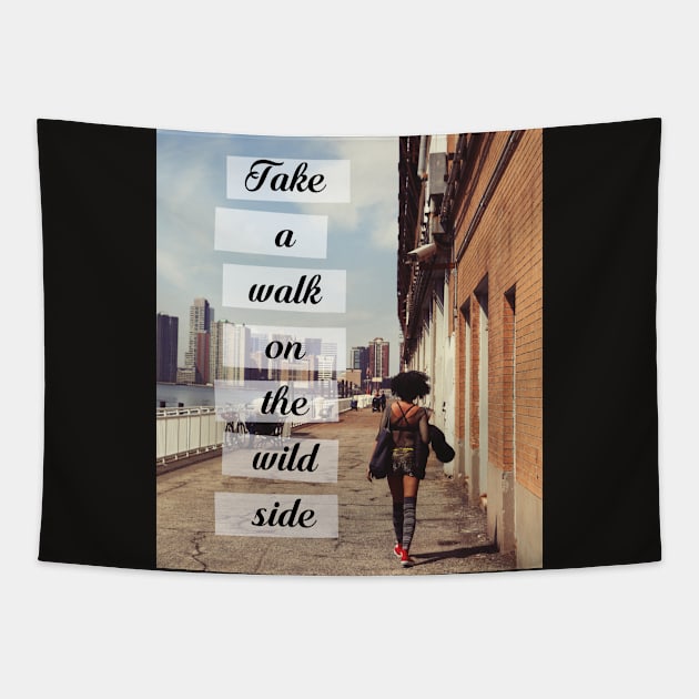 "Take a Walk On The Wild Side" - Lou Reed Tapestry by WitchDesign