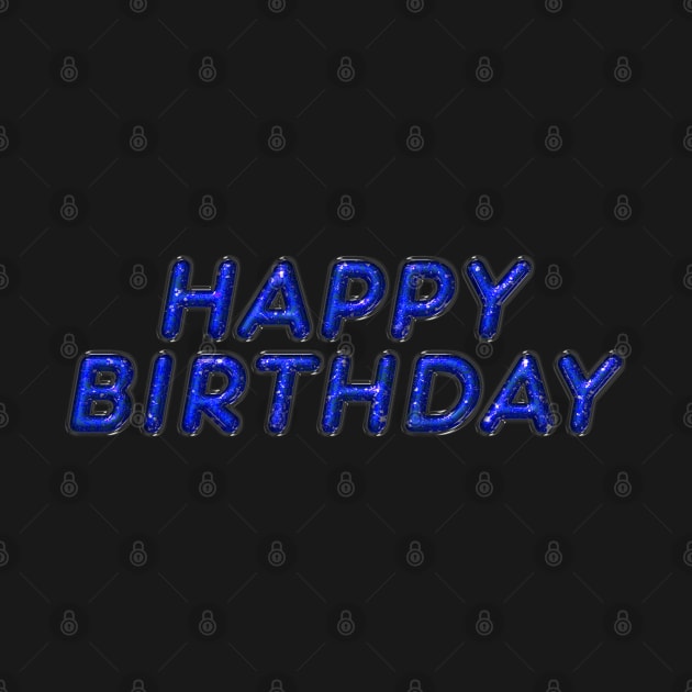 Happy Birthday - Blue by The Black Panther