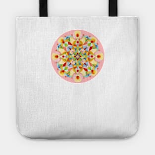 Pink Carousel Mandala Tote