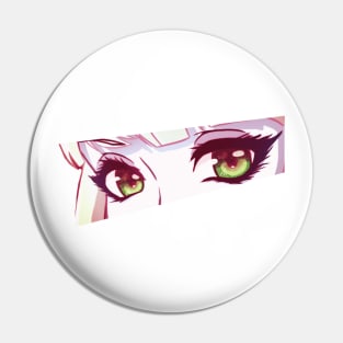 Anime Eyes (red) Pin